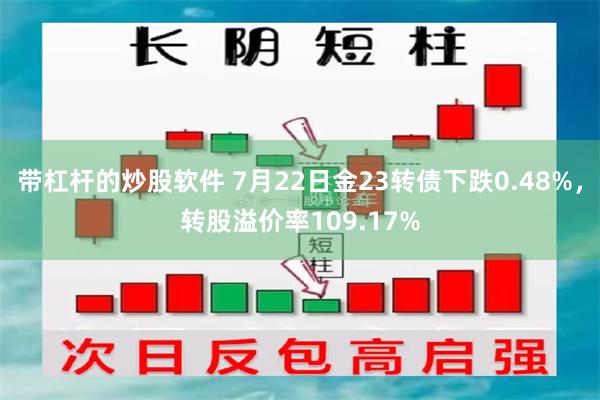 带杠杆的炒股软件 7月22日金23转债下跌0.48%，转股溢价率109.17%