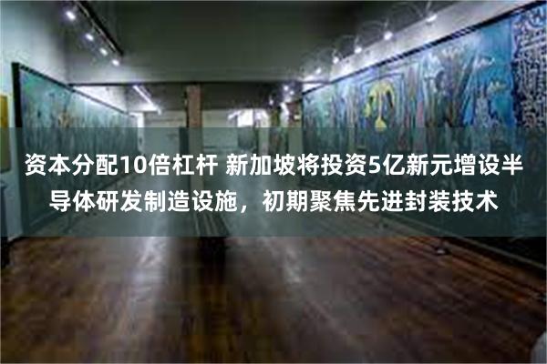 资本分配10倍杠杆 新加坡将投资5亿新元增设半导体研发制造设施，初期聚焦先进封装技术