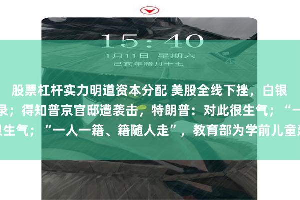 股票杠杆实力明道资本分配 美股全线下挫，白银暴跌刷新46年历